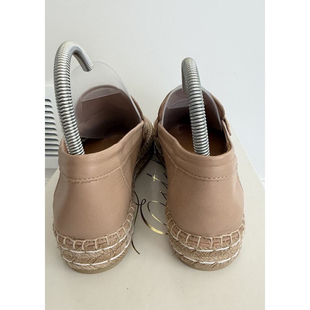 Patricia Green Sebastian Penny Loafer Leather Slip On Beige Brown Womens Size 10 - Picture 7 of 10